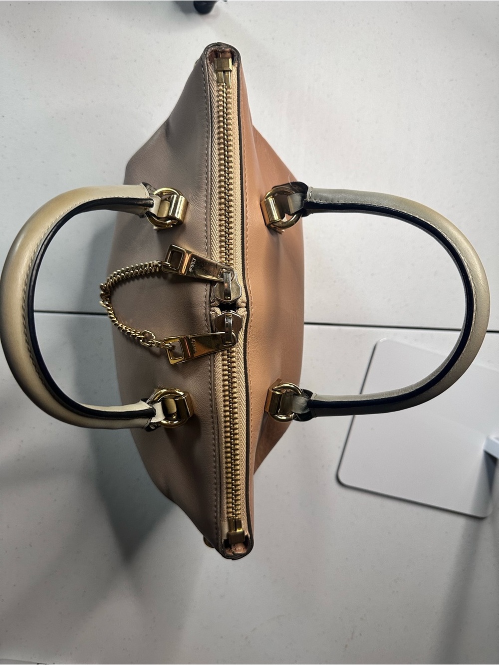 Chloe small leather satchel with Kate spade adjustable strap included - Picture 6 of 14